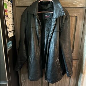 men’s leather coat